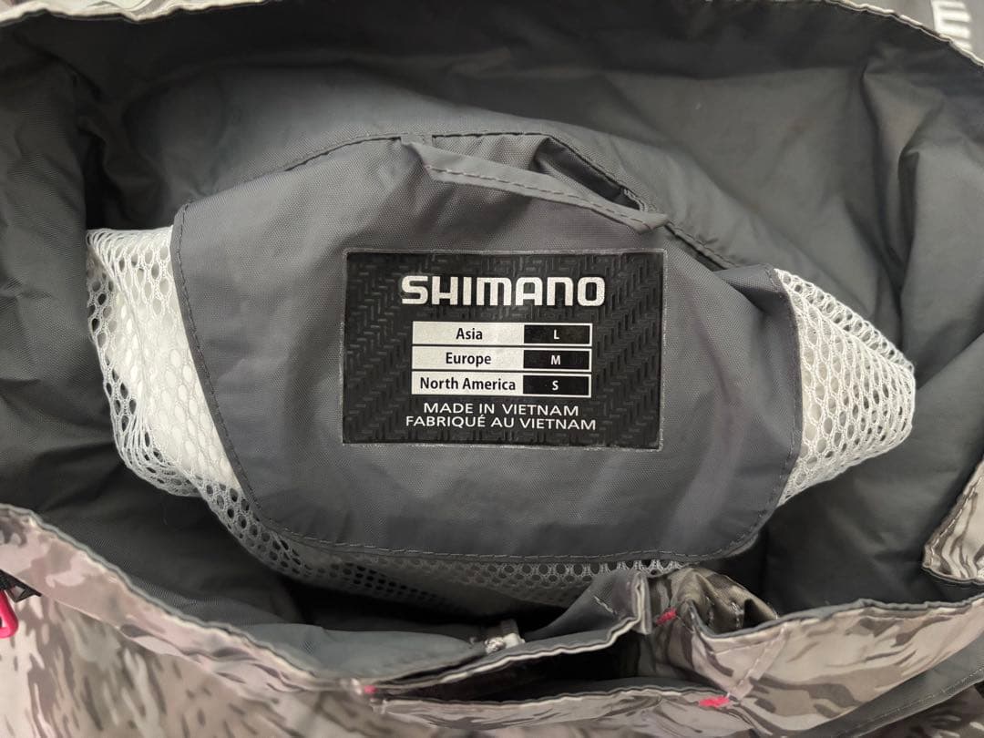 Shimano 迷彩柄 フィッシングウェア