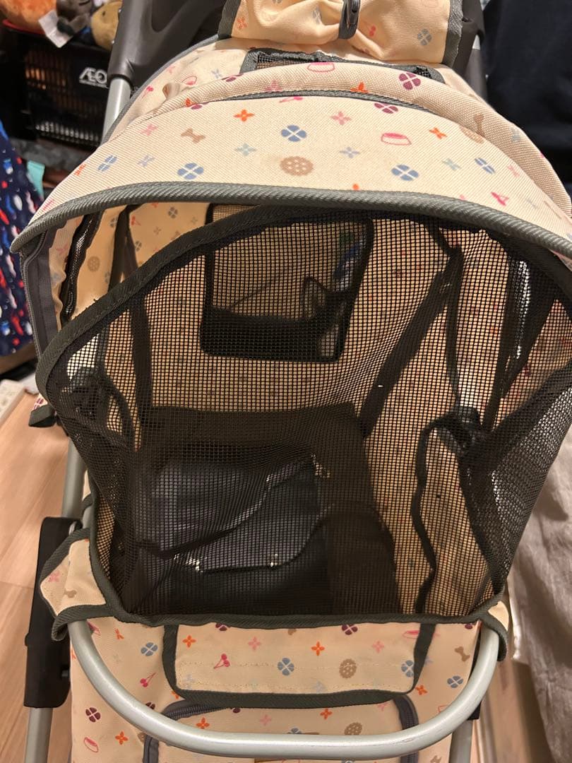 ペットカート メッシュカバー付き