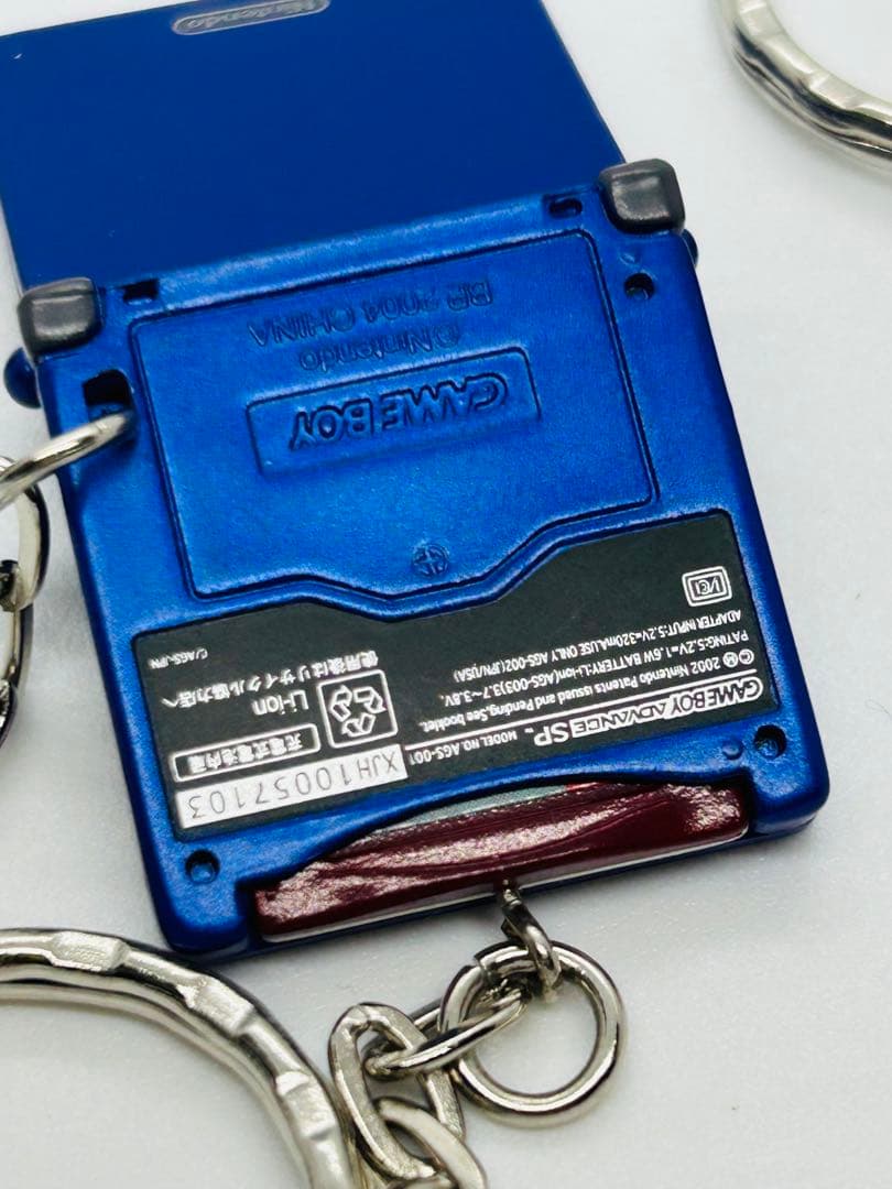 n*♪様 ゲームボーイアドバンスSP 4個セット キーホルダー カセットイン タ