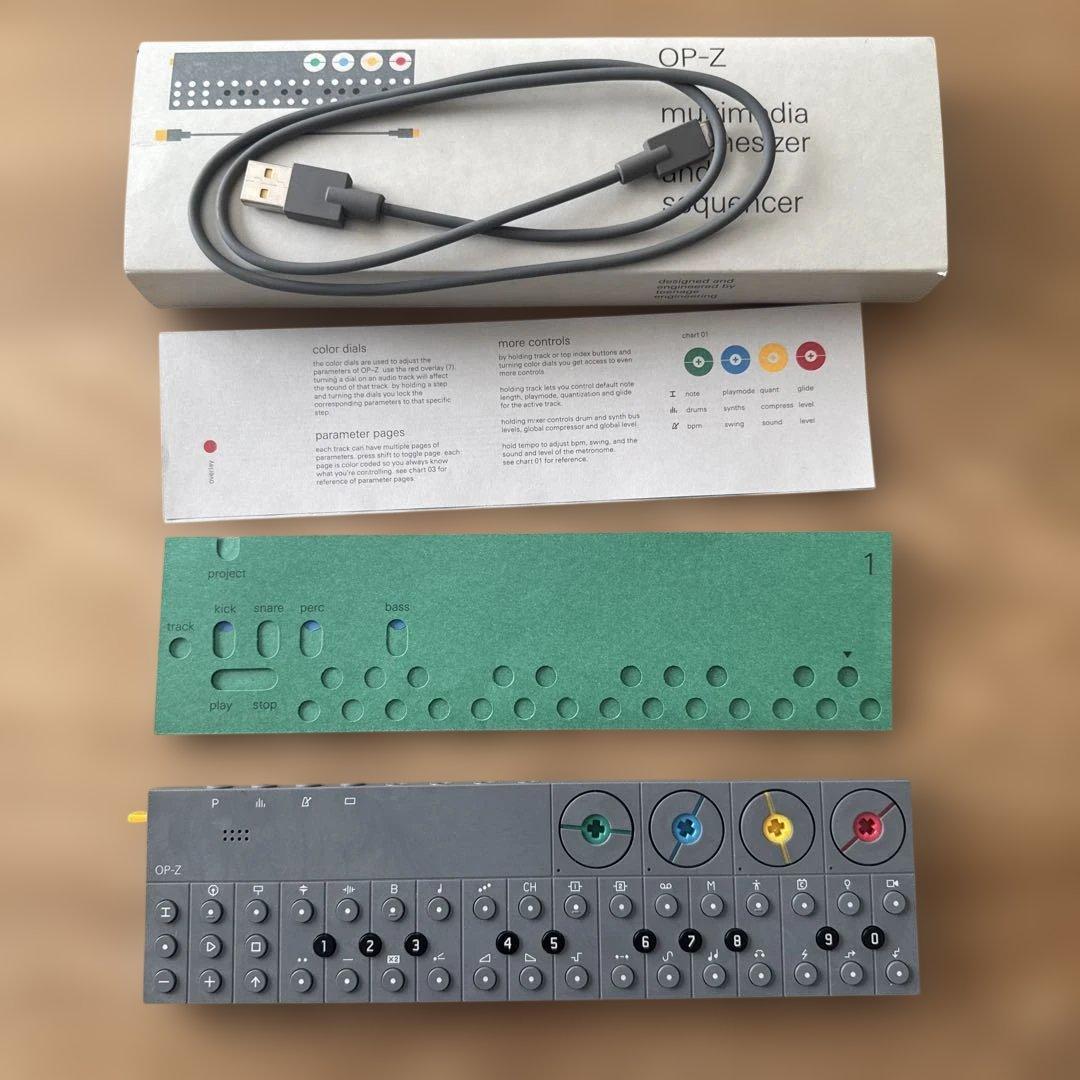 TeenageEngeering OP-Z + ZM4 LINEモジュール