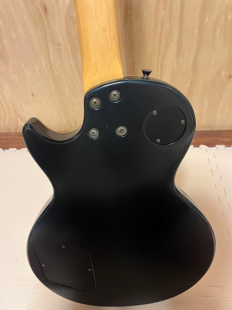 Burny ブラックレスポールタイプギター　SLG50