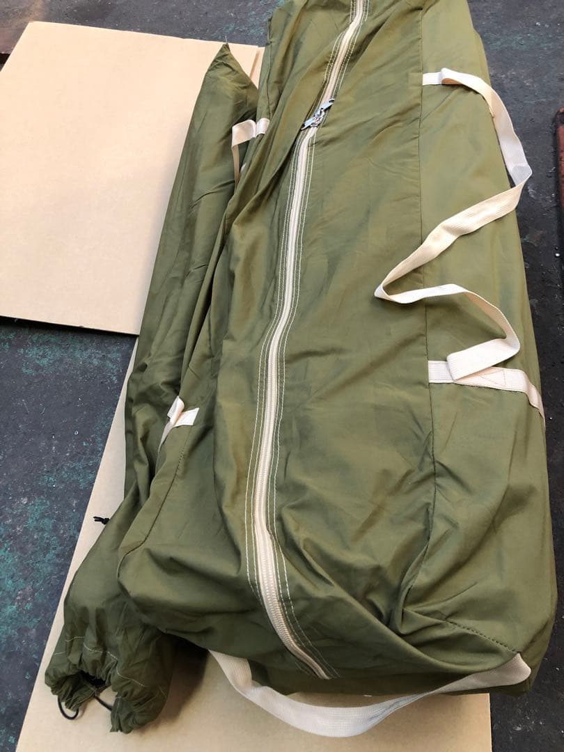 希少　未使用コットン100% テント+ジップインフロア