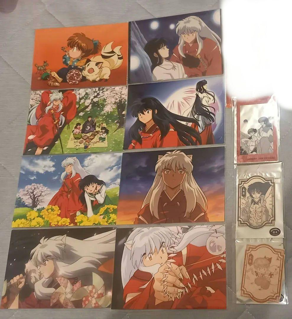 犬夜叉　缶バッジ　アクリルスタンド　コースター　ステッカー　ポストカード　特典