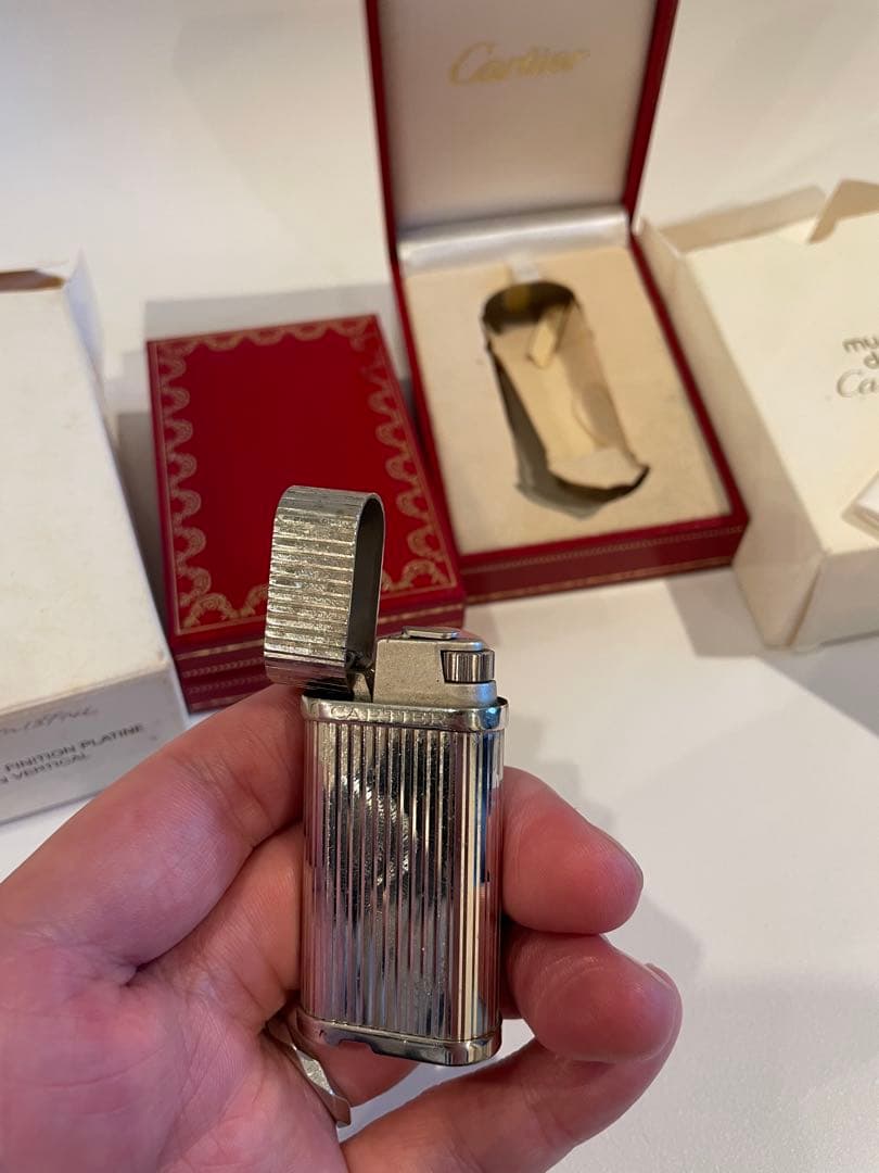 希少カルティエ Cartier ゴドロン ガスライター ヴィンテージ CPCP