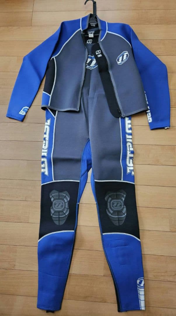 ウェットスーツセット（ジャケット、ロングジョン）XL ジェットパイロット