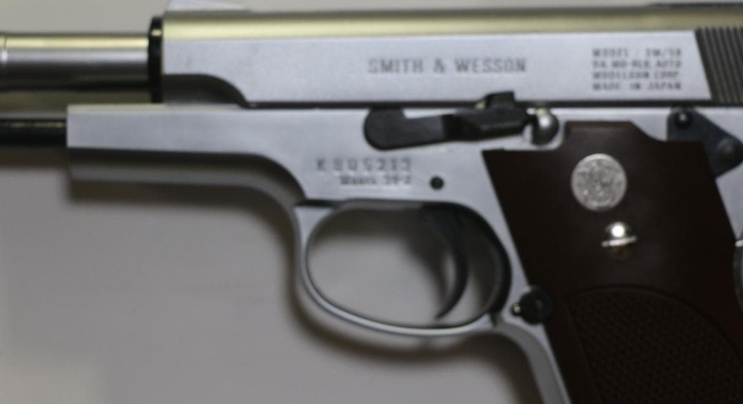 希少！MGC製　ABS樹脂製モデルガン S＆W Ｍ３９ 銀　ＳＰＧ合法品　未発火