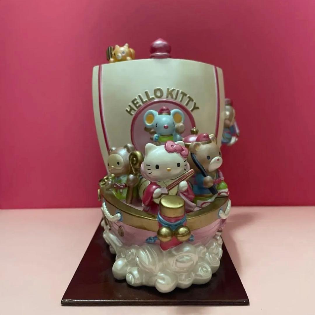 ハローキティ 七福神 置物 宝船 レア