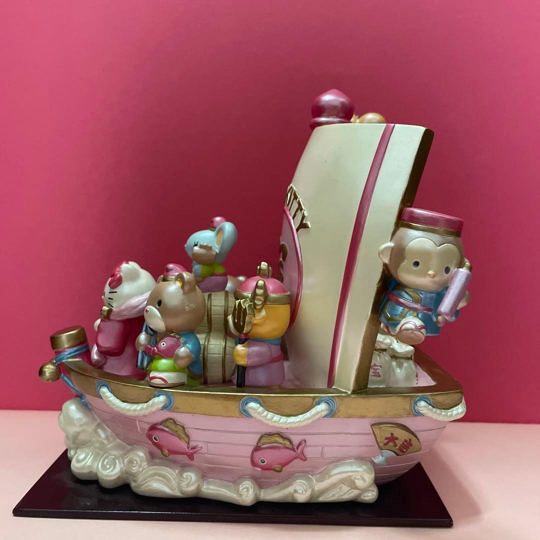 ハローキティ 七福神 置物 宝船 レア