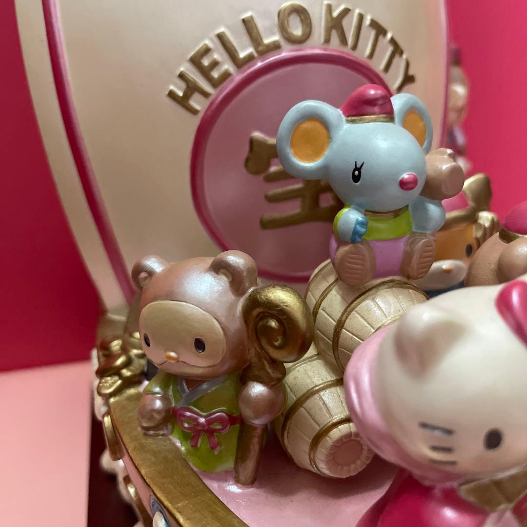 ハローキティ 七福神 置物 宝船 レア