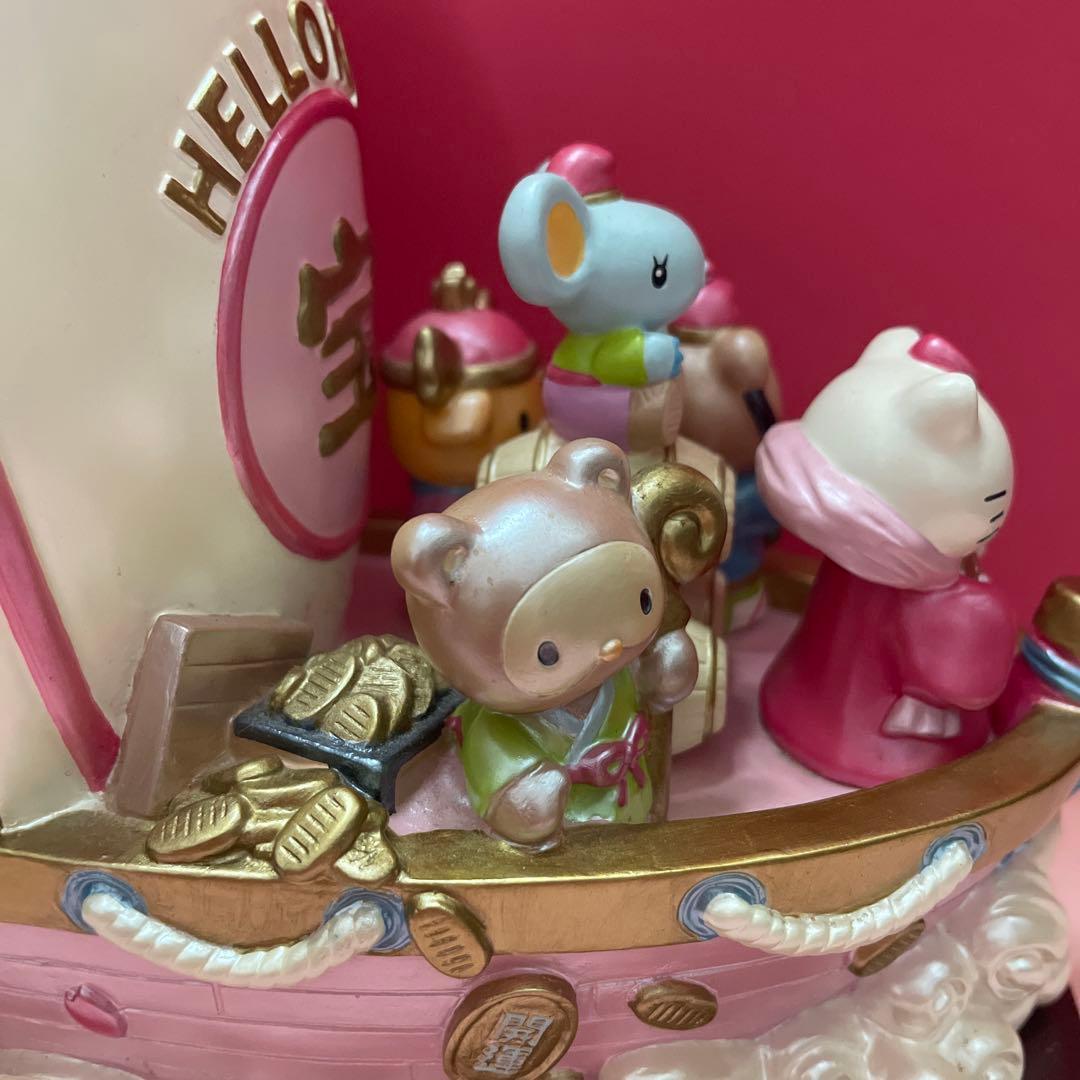 ハローキティ 七福神 置物 宝船 レア