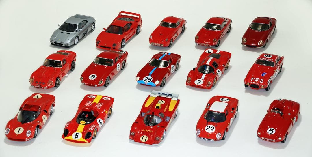 フェラーリ　ミニカーセット 15台