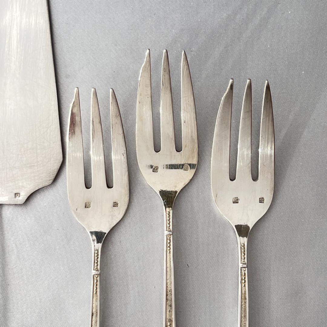 【仏蘭西】 ロシア様式のケーキフォーク ケーキサーバー 仏蘭西