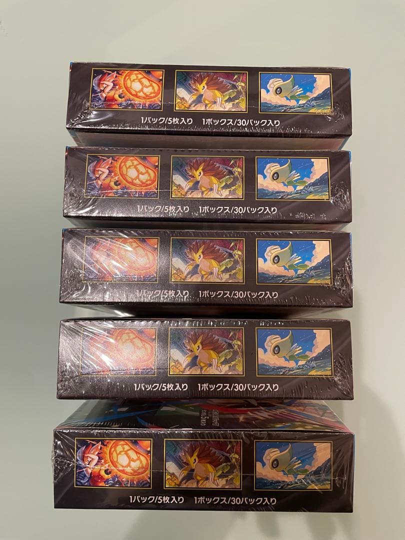 ポケモンカードゲーム メガシンフォニア　5BOX シュリンク付き