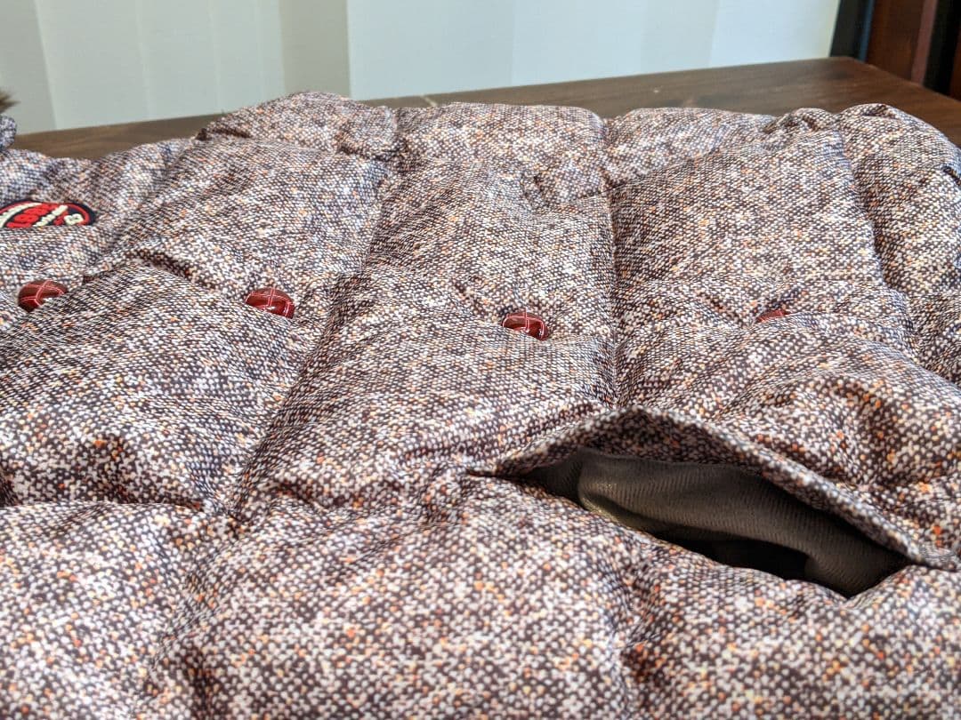 マリクレール　スポーツ　ダウン　ベスト　2way ファー　裏　フリース　　ゴルフ