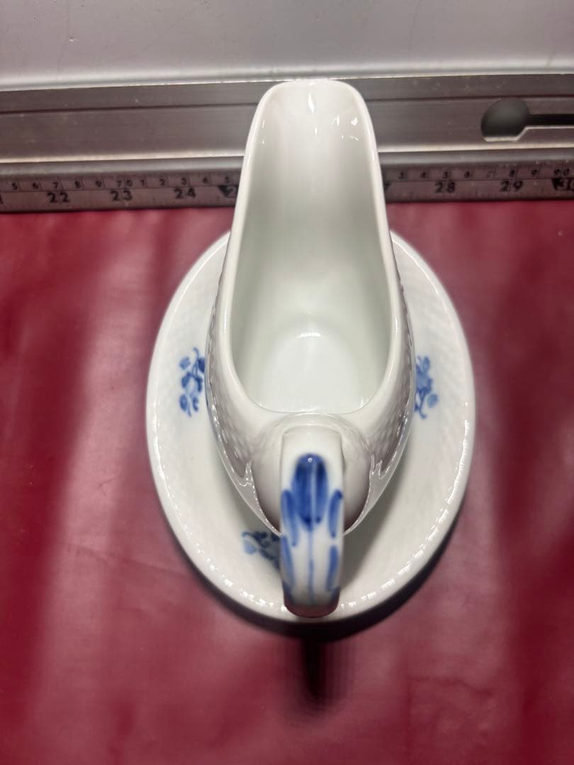 値下げしました　ロイヤルコペンハーゲン ブルーフルーテッド ソースボート