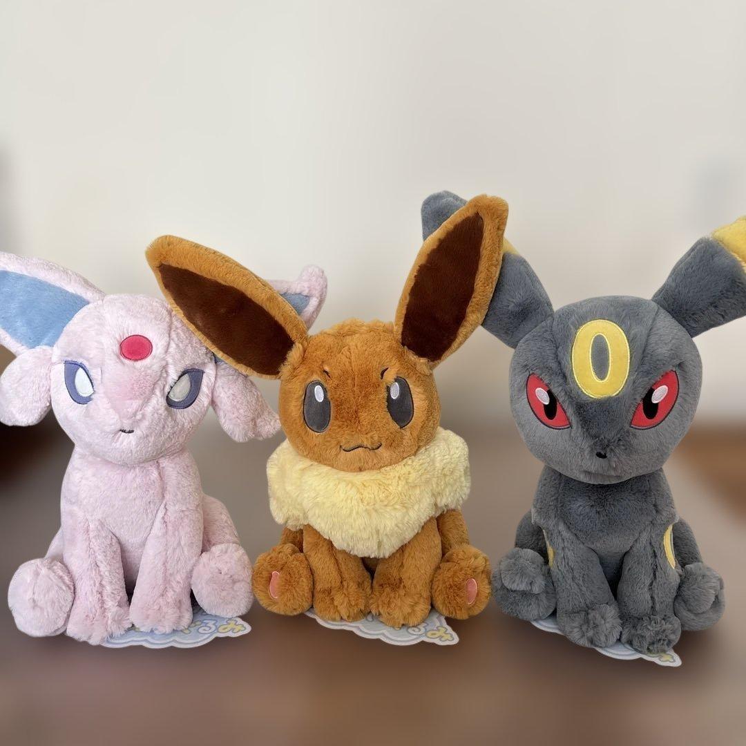 ポケットモンスター　ポケモンセンター　ふわふわ抱きぬいぐるみ　ブイズ