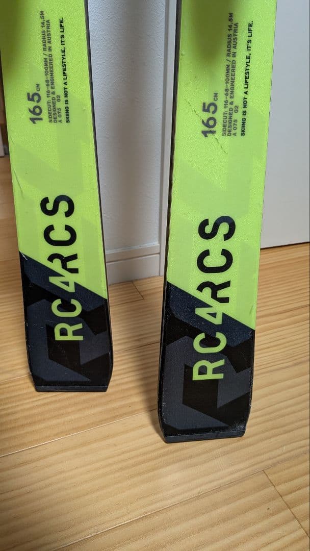 Fischer RC4 RCS スキー 165cm　フィッシャー　4〜5回使用
