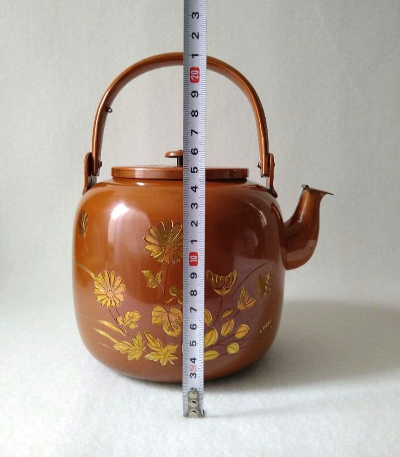 水注 秋草 茶道具 口蓋付