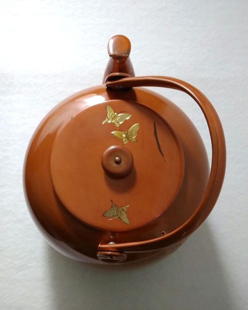 水注 秋草 茶道具 口蓋付