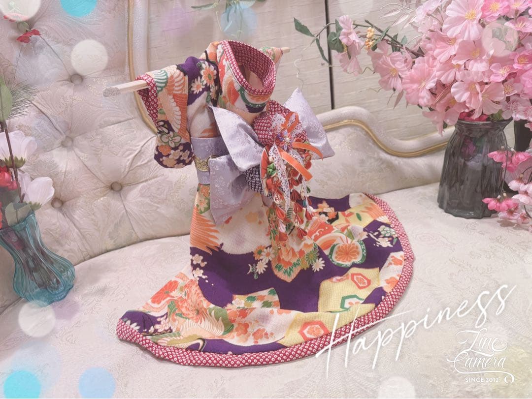 B404.pon2pan2☆オーダー☆犬お着物☆犬2ウェイお着物