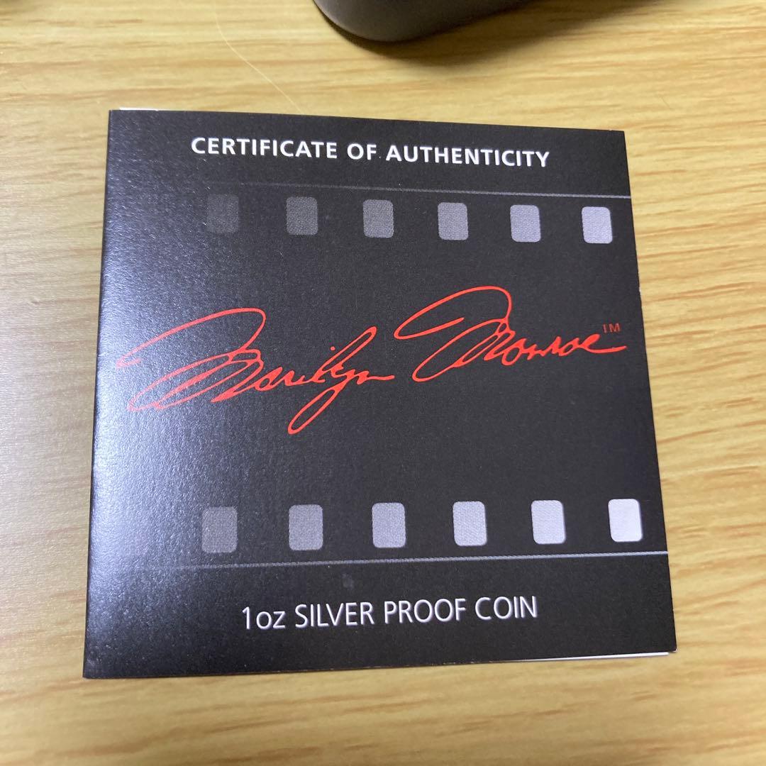 ツバルマリリンモンロー1オンス銀貨アンティーク値下げ！