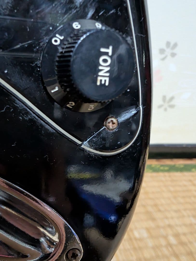 エレキギター ブラック ストラトキャスタータイプ