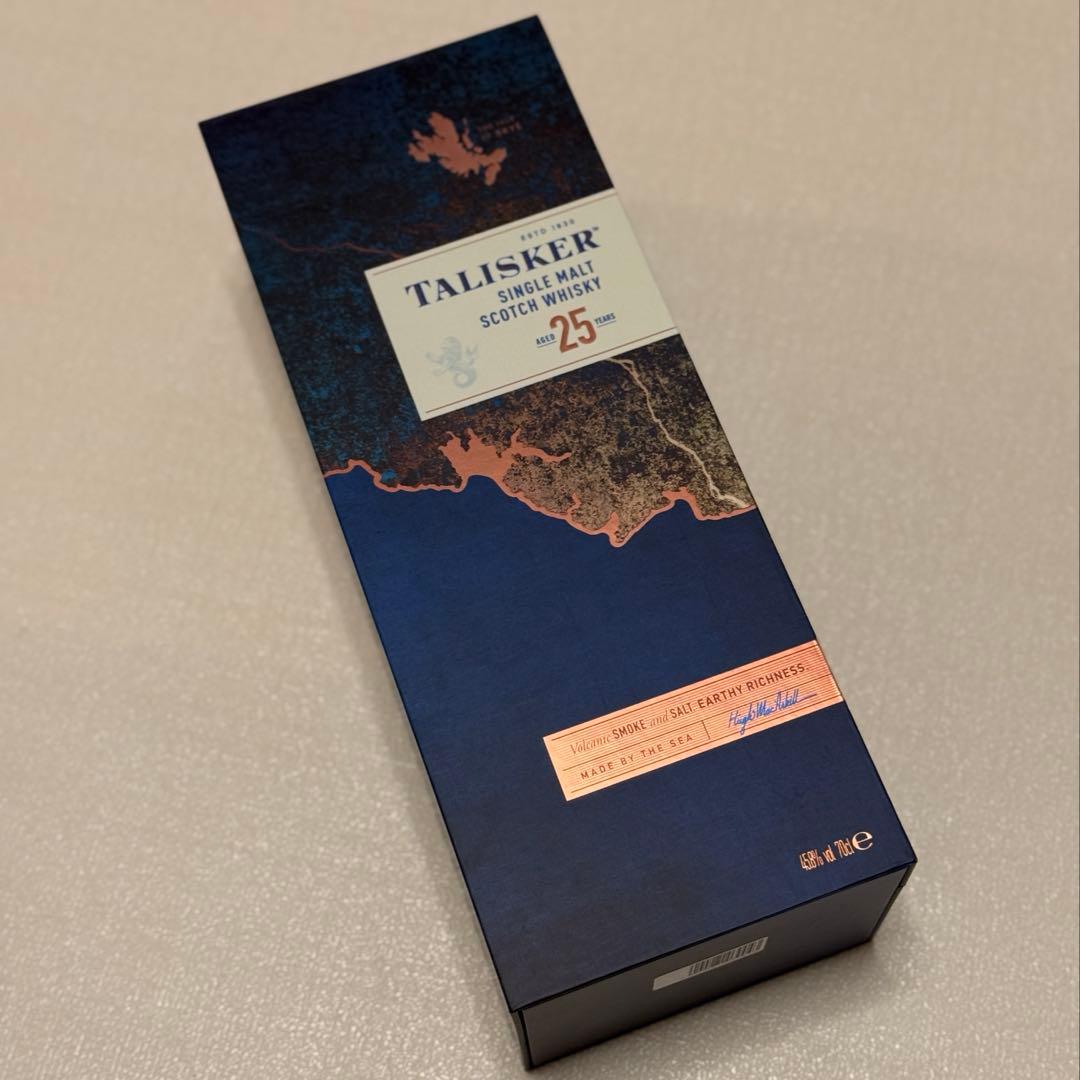 お値下げ中❗️ウイスキータリスカー25年正規 スコッチウイスキーTALISKER