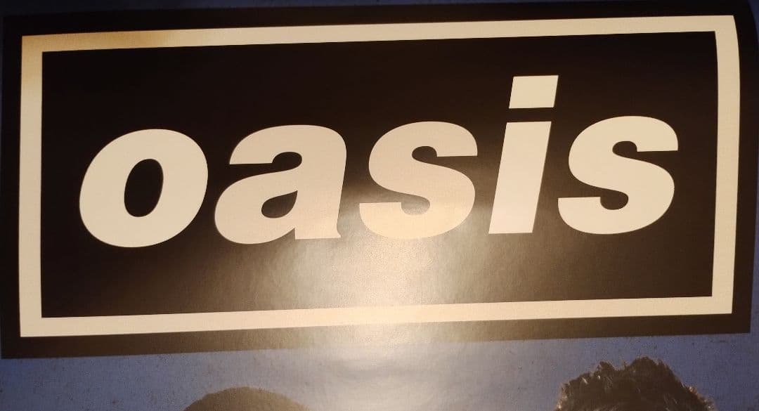 超貴重 オアシス Live25 再結成ツアー8/8 EDINBURGH ポスター