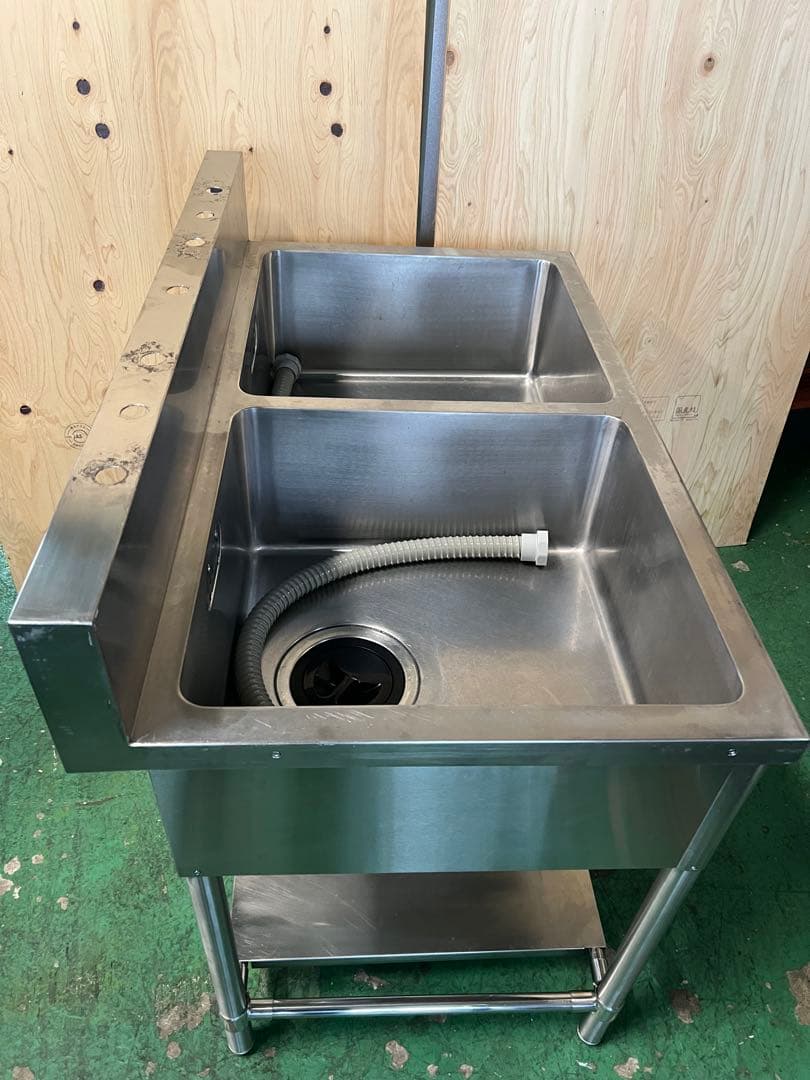 2槽シンク 1070x650x830(+150)