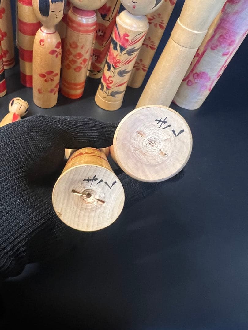 伝統こけし16本まとめ売り 戦前小野寺重一煤孫実太郎他 東北ロット 郷土玩具