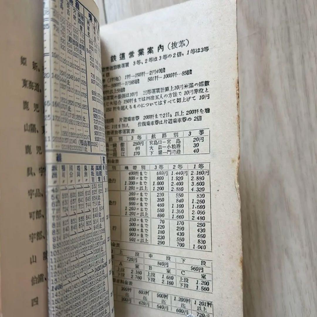 昭和の鉄道時刻表　２冊セット