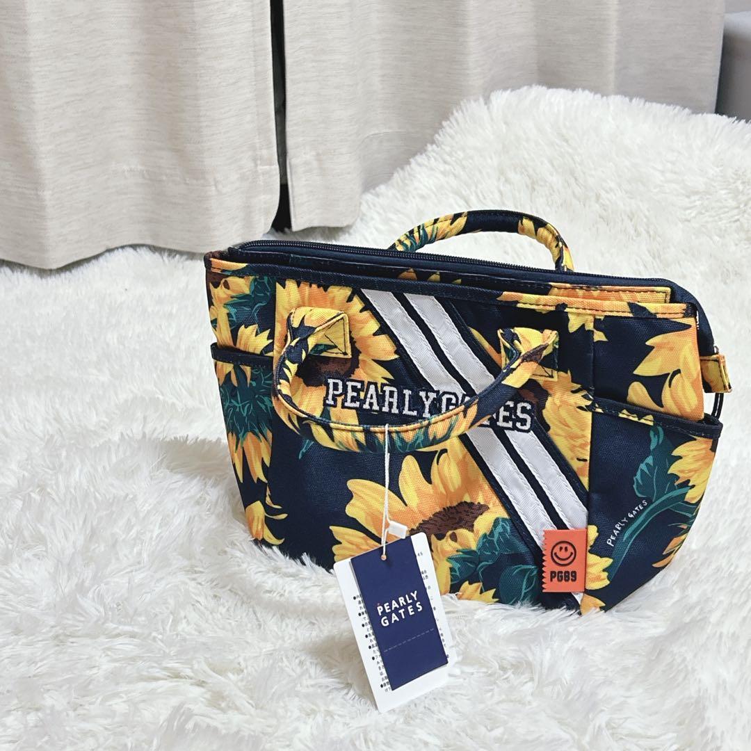 パーリーゲイツ　バック　レディース　廃盤　ひまわり　ゴルフ　向日葵　pg