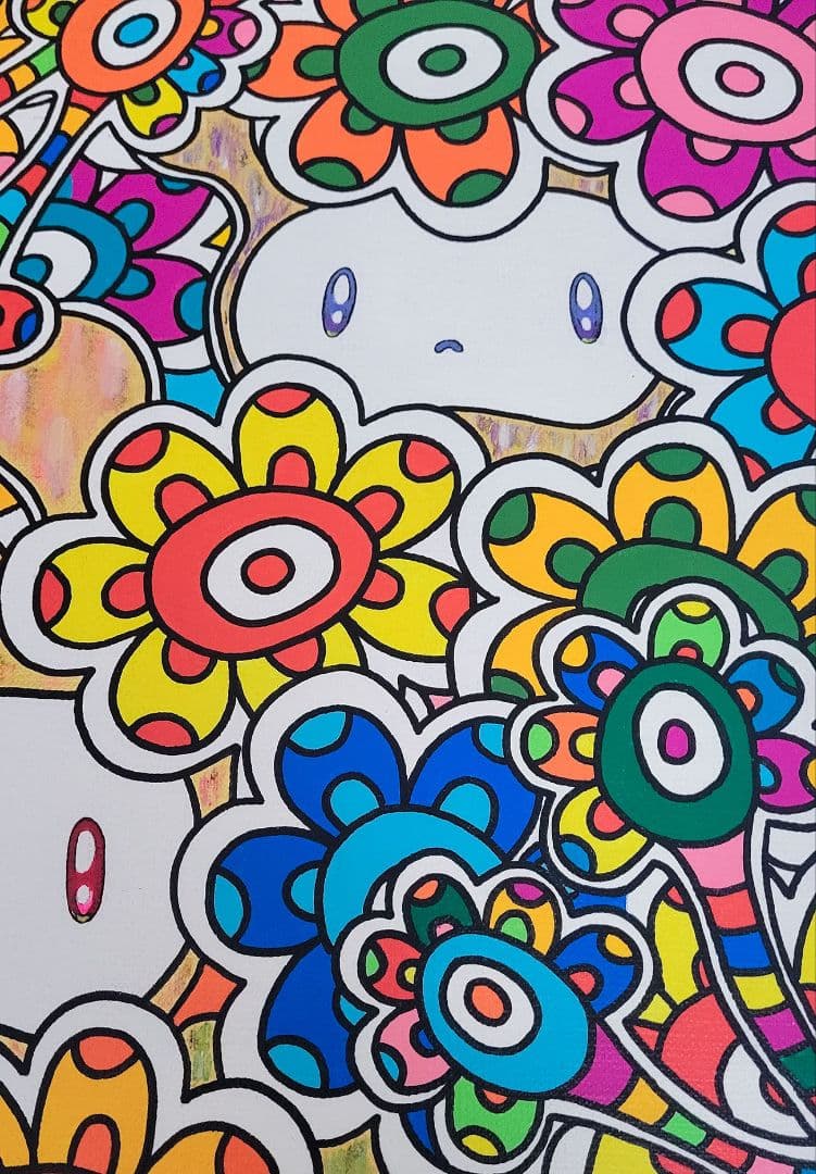 ★鈴木哲也★S8(455×455mm)アクリル原画1点物★送料無料#132