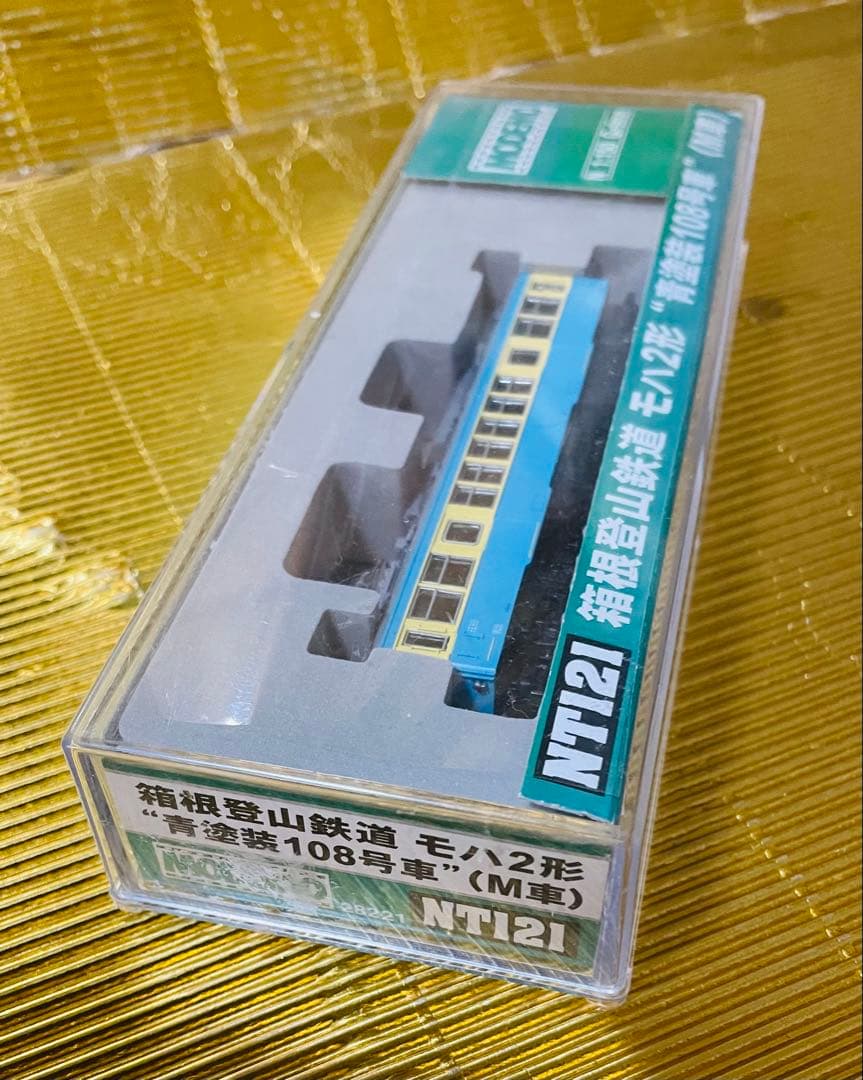 箱根登山鉄道⭐️モハ2形 青塗装108号車 (M車) ⭐️ライト点灯動力動作確認済