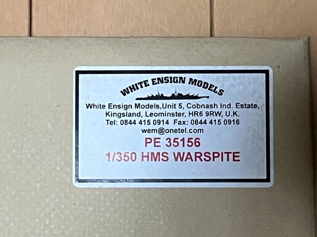 WhiteEnsignModels 1/350 WARSPITE 1943②