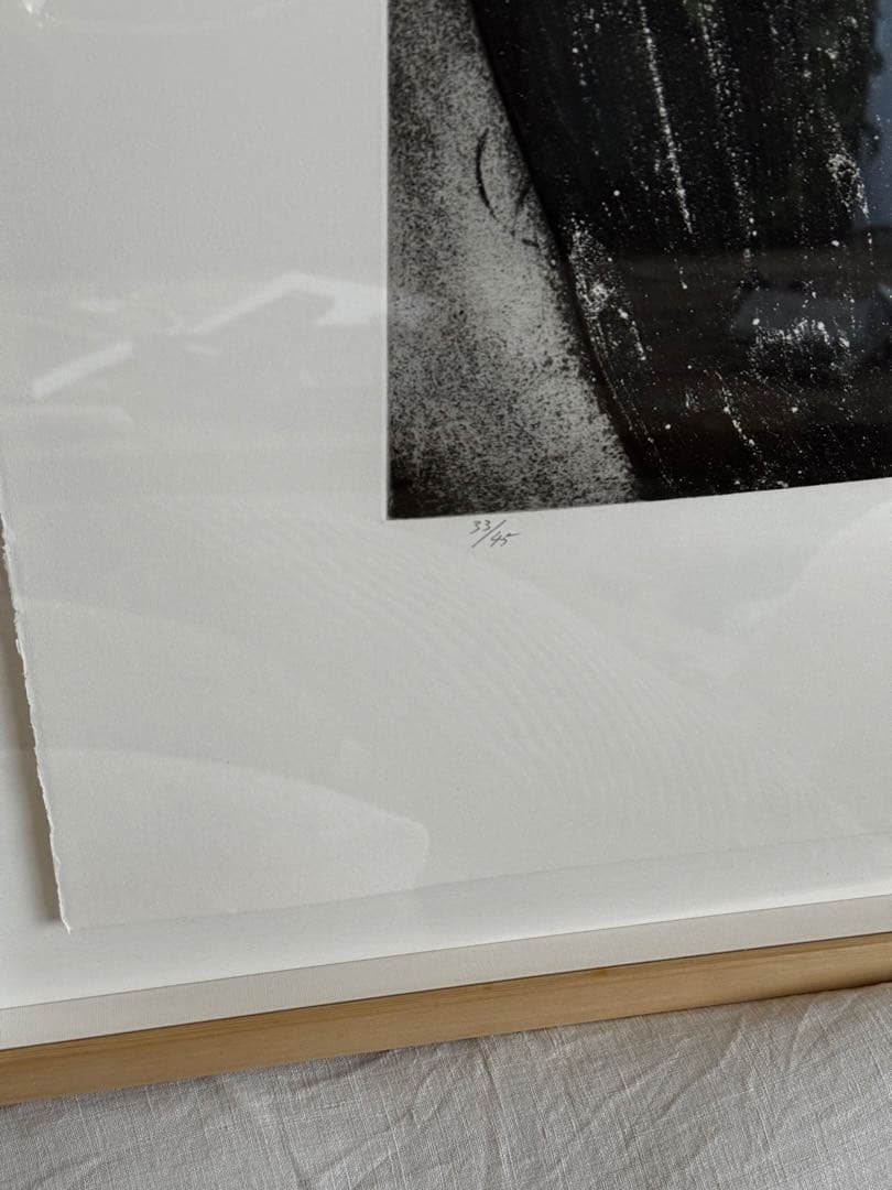 舟越桂　「不規則な休止符」　リトグラフ　1993年