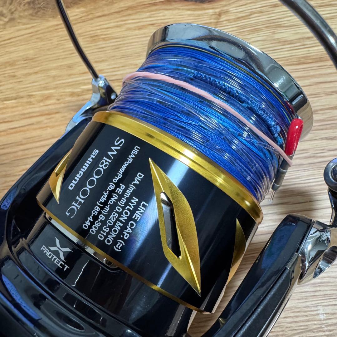 【極美品・新品ライン付き】SHIMANO 20 ステラSW 18000HG