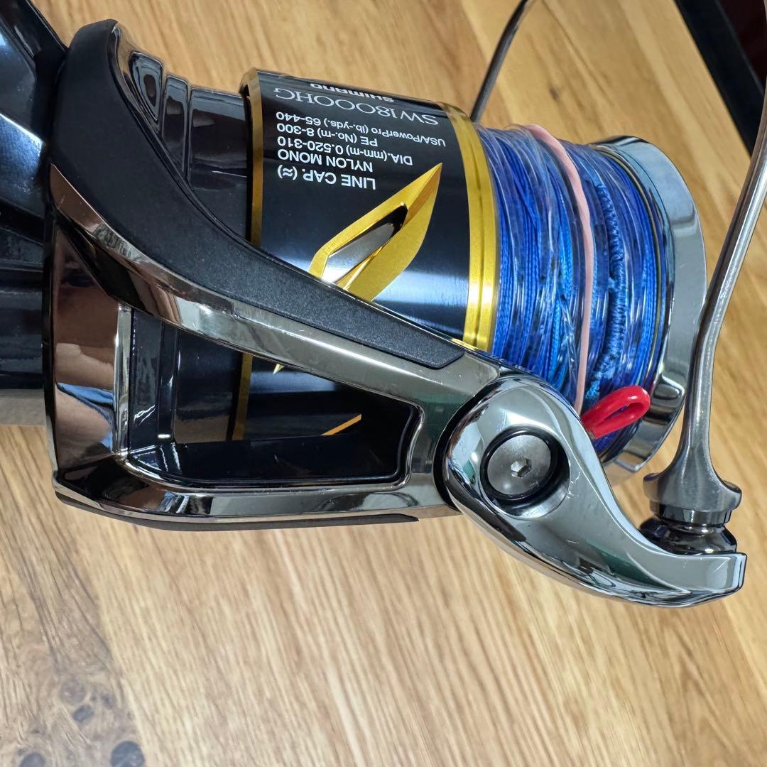 【極美品・新品ライン付き】SHIMANO 20 ステラSW 18000HG