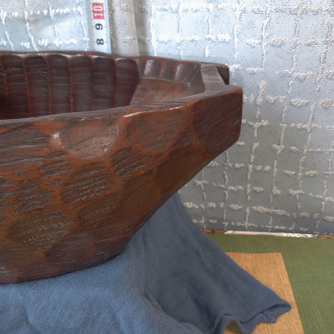 一刀彫？ 花生け？ 骨董 美術 アンティーク