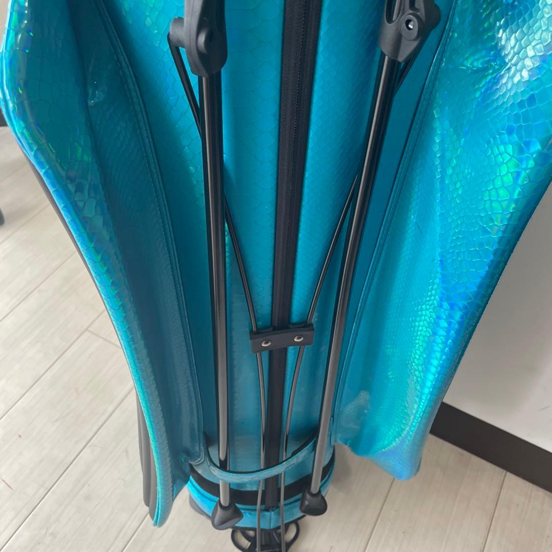 DWD スタンドキャディーバック　青