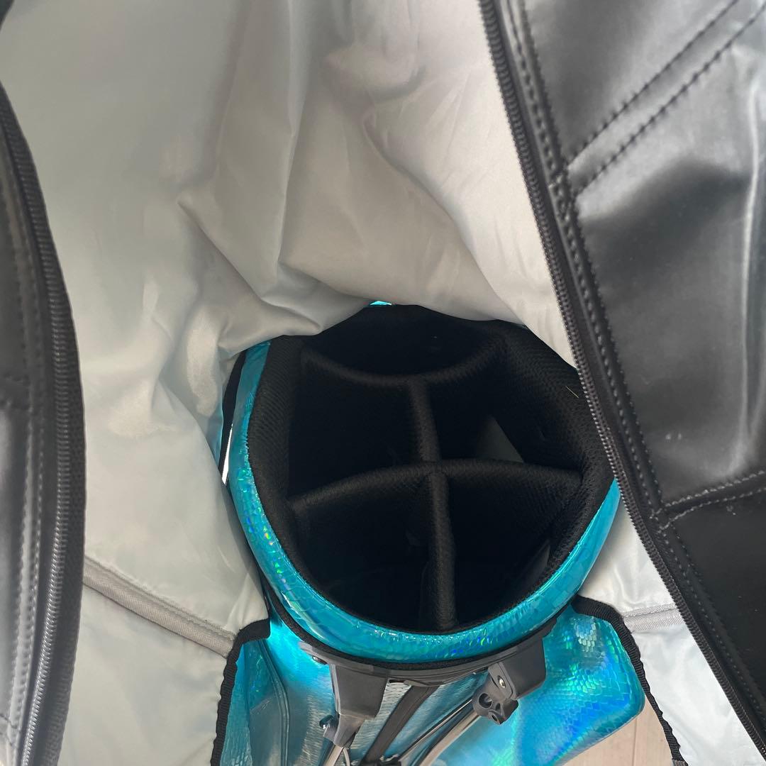 DWD スタンドキャディーバック　青