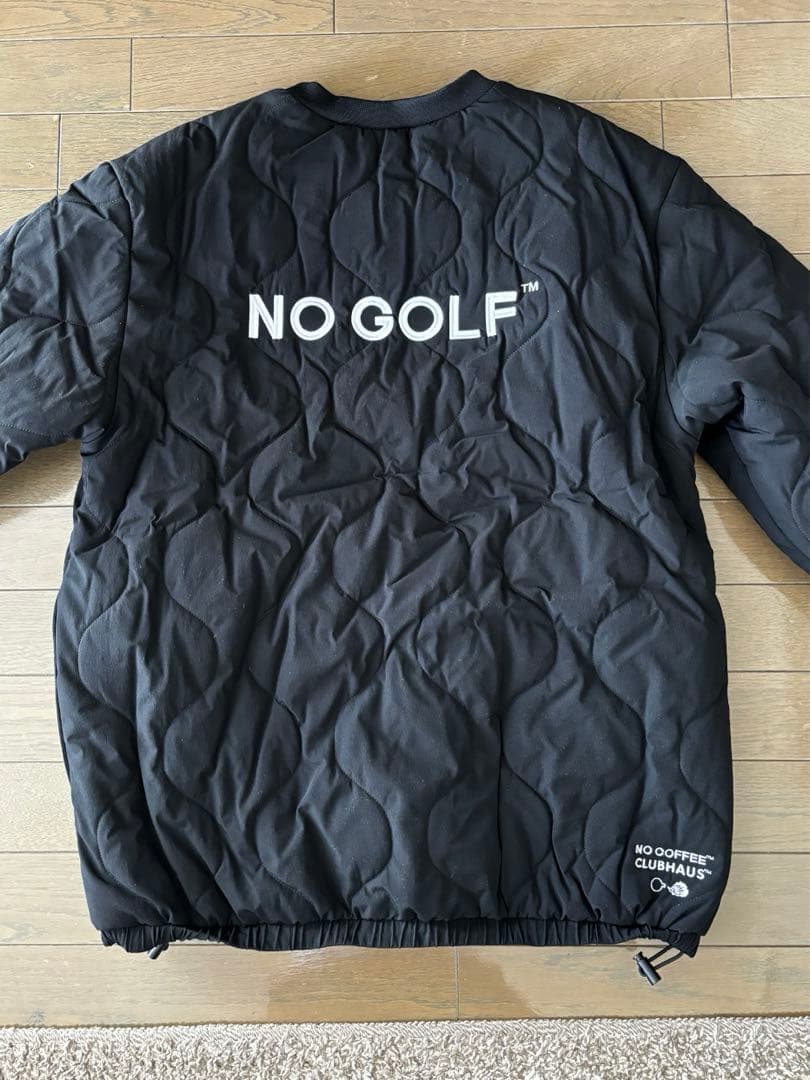 NO COFFEE キルティングジャケット L 黒