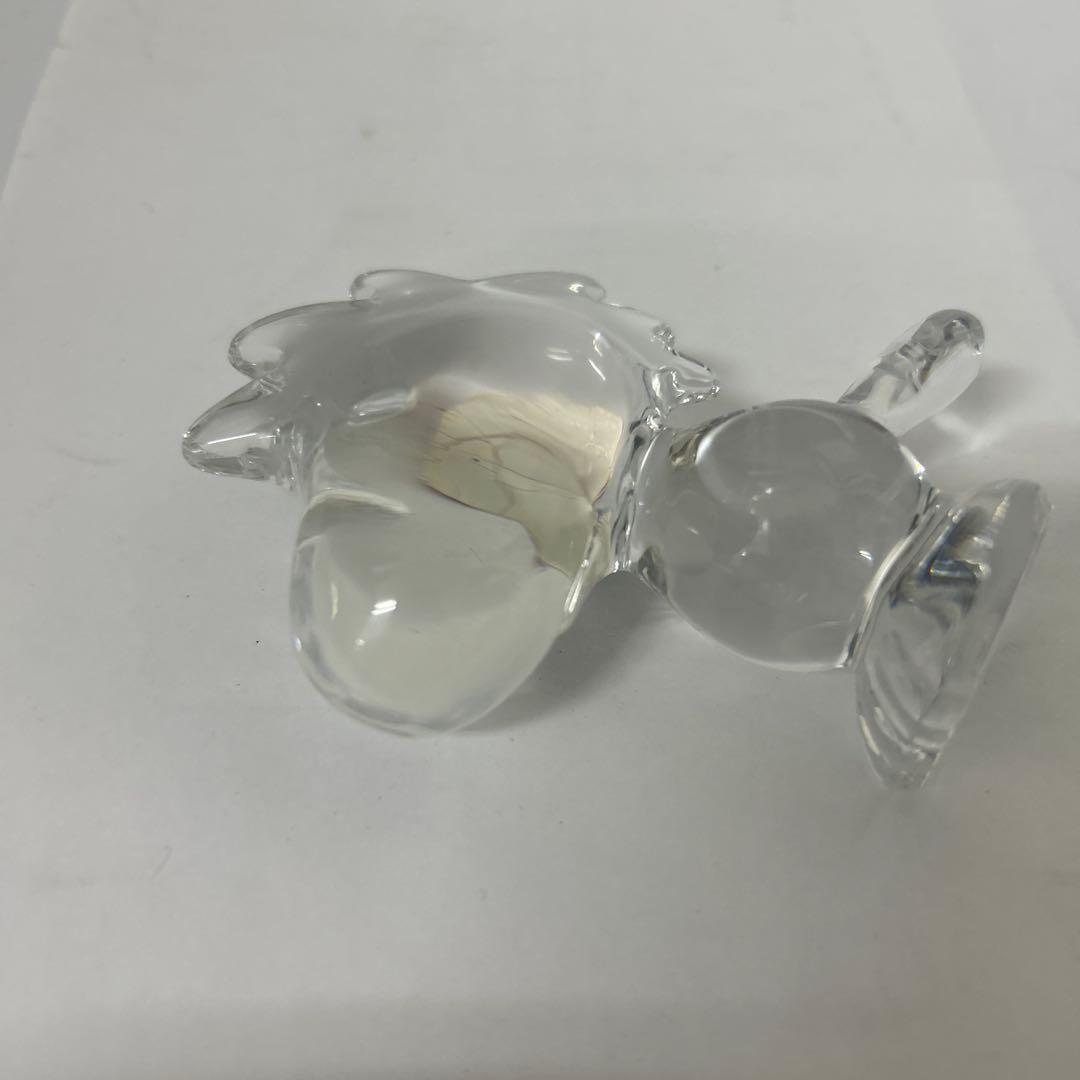 バカラ　　ガラス製　ウッドストックの置物