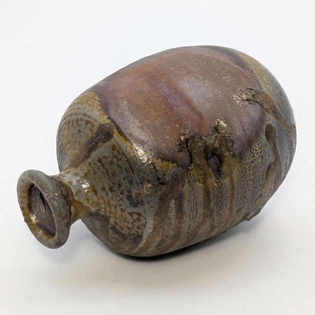 小野田瑞穂 備前焼 窯変徳利A とっくり 酒器 食器 フラワーベース 一輪挿し