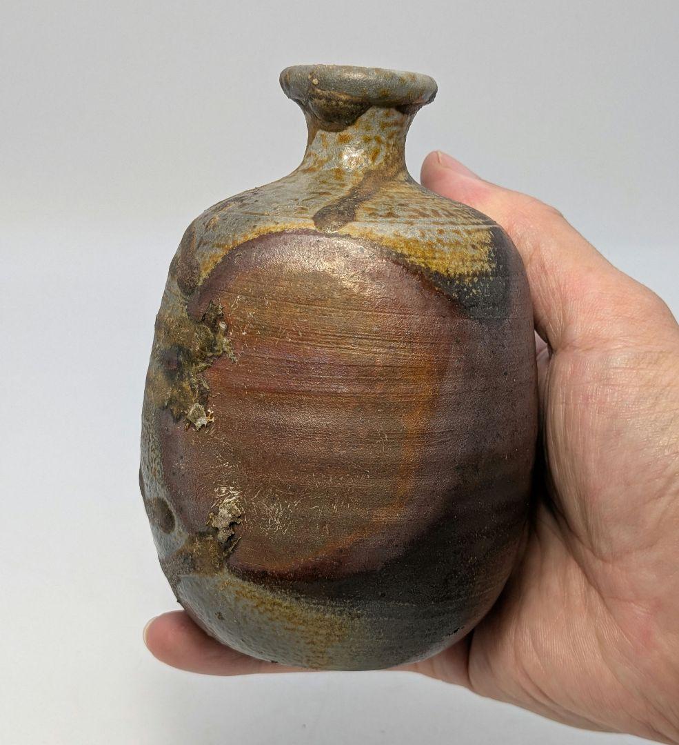 小野田瑞穂 備前焼 窯変徳利A とっくり 酒器 食器 フラワーベース 一輪挿し