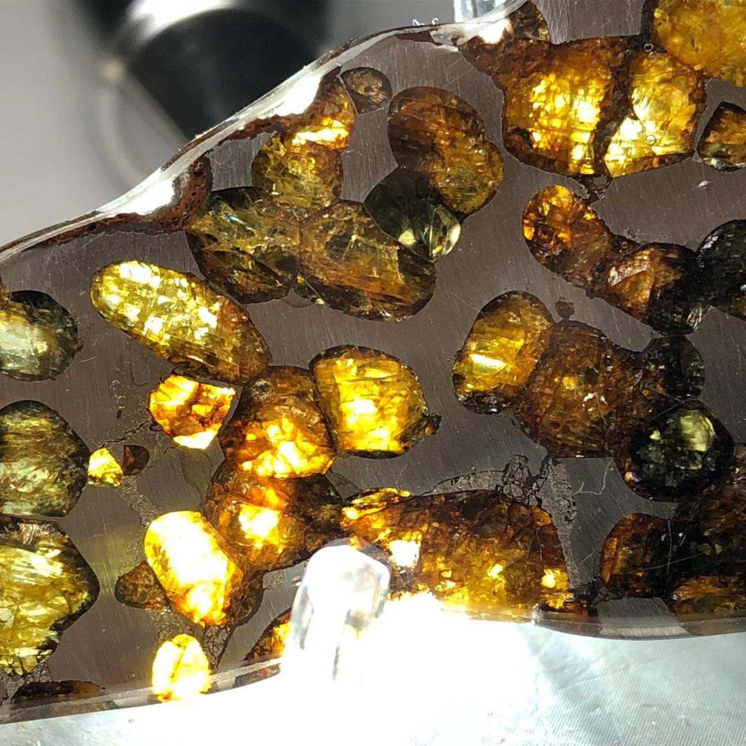 ひ*ち様 パラサイト隕石 隕石　石鉄隕石　セリコ隕石 美品　重さ約17ｇ　共箱