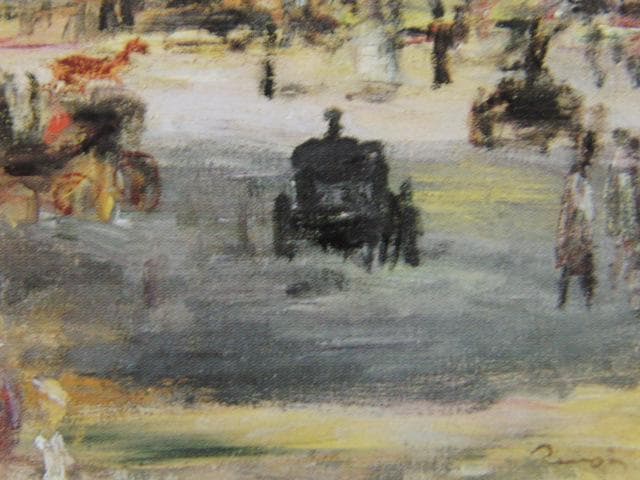 オーギュスト・ルノワール、【トリニテ広場(パリ)】、高級画集画