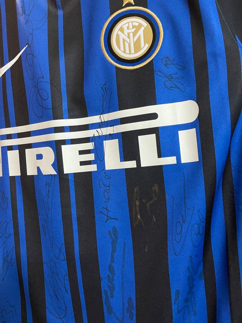 インテル　サイン入りユニフォーム　2017年　Inter セリエA