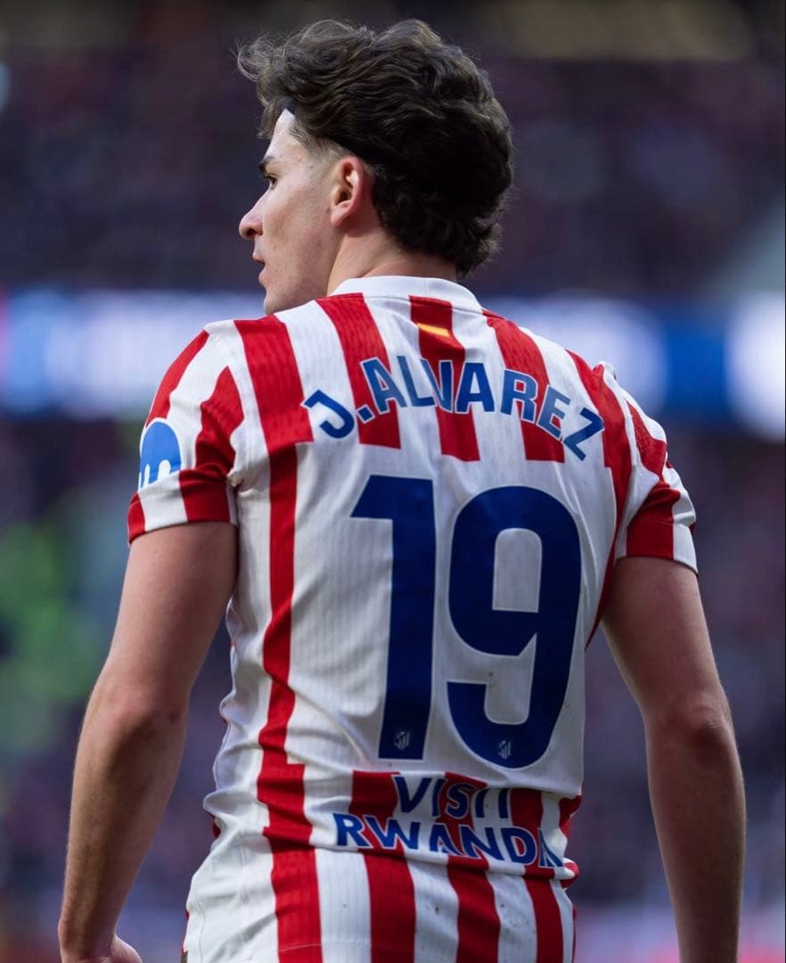 25-26 アトレティコ・マドリード  ユニフォーム　#19 アルバレス