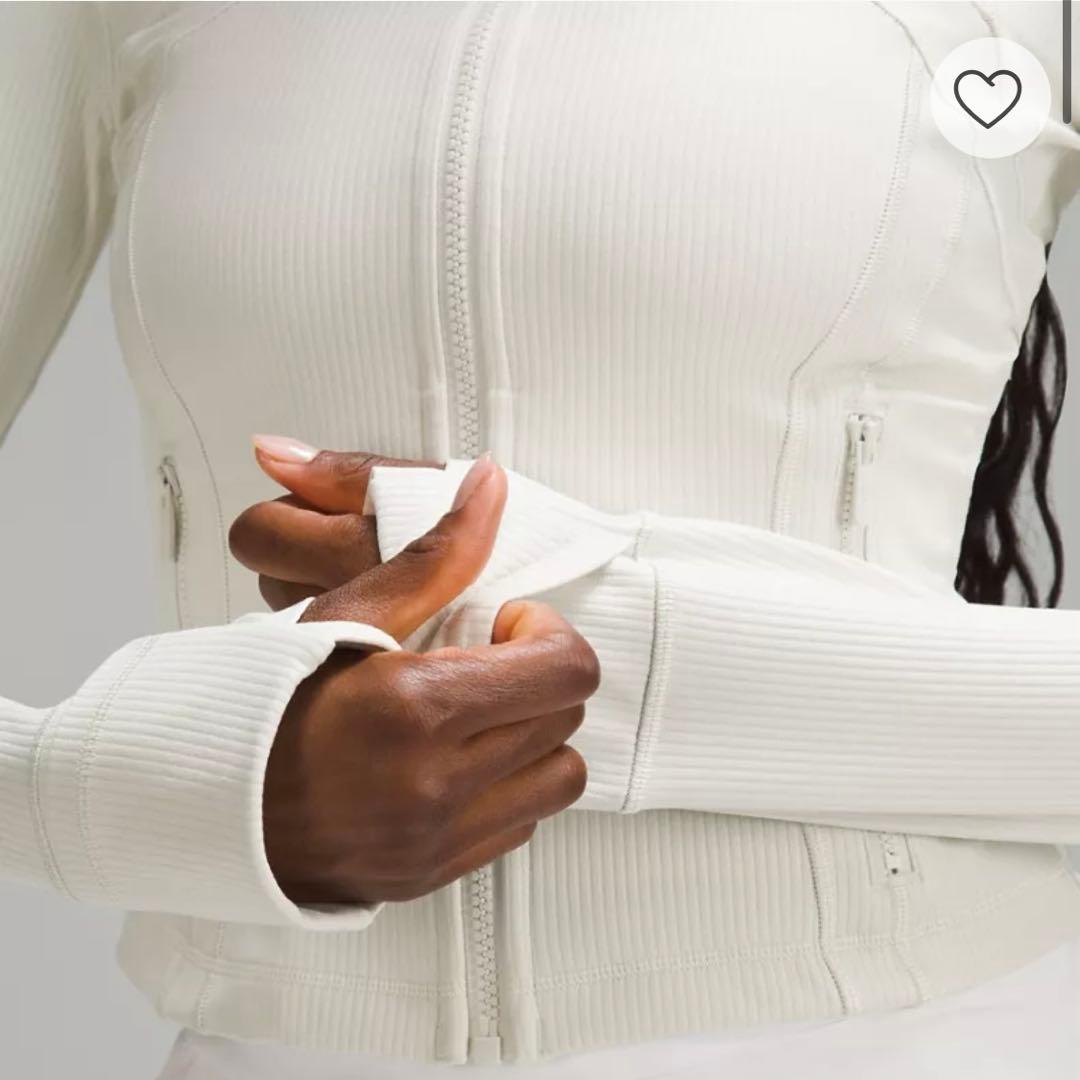 Lululemon ribbed define jacket Nulu サイズ8